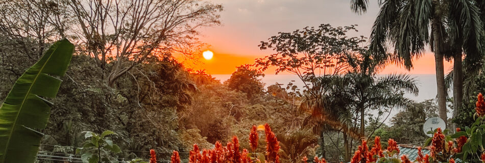 Sonnenuntergang in Quepos, Costa Rica