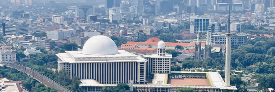 Istiqlal Moschee in Jakarta, Indonesien